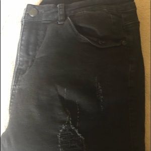 Black Judy Blues , Distressed Jeans